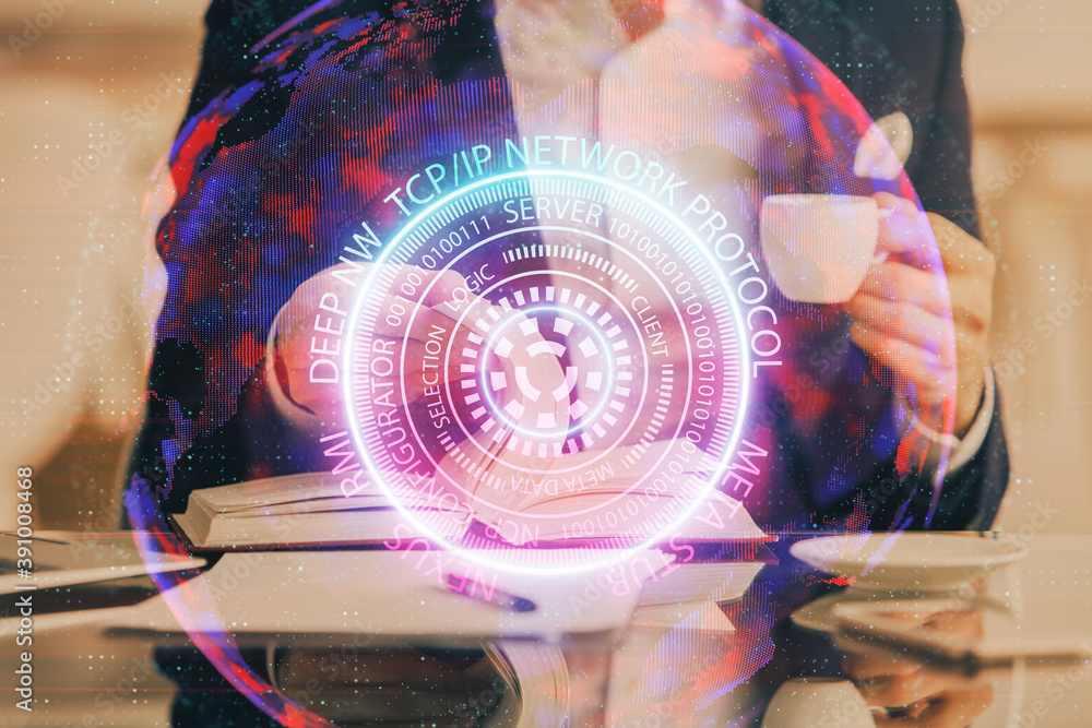 Close up of human hands background and abstract innovative technologies for industries. Multi exposure. Close up of human hands background and abstract innovative technologies for industries. Multi exposure.