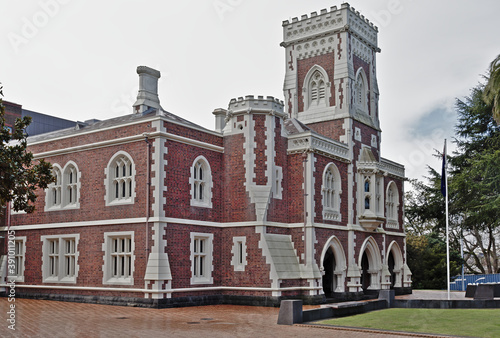 AUCKLAND, NEW ZEALAND - Aug 16, 2019: New Zealand Ministry of Justice Auckland High Court photo