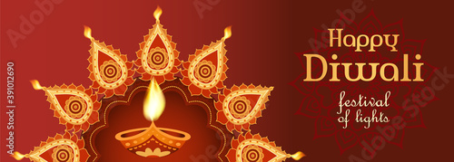 Happy Diwali banner