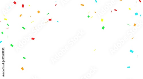 Colorful confetti background graphic material