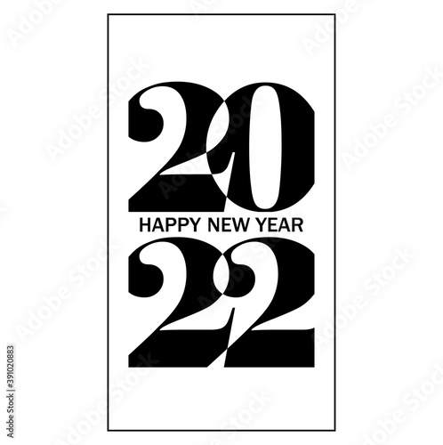 2022 Happy new year vector background. Cover of card for 2022 Creative design for your greetings card, calendar, flyers, invitation, brochure, albom