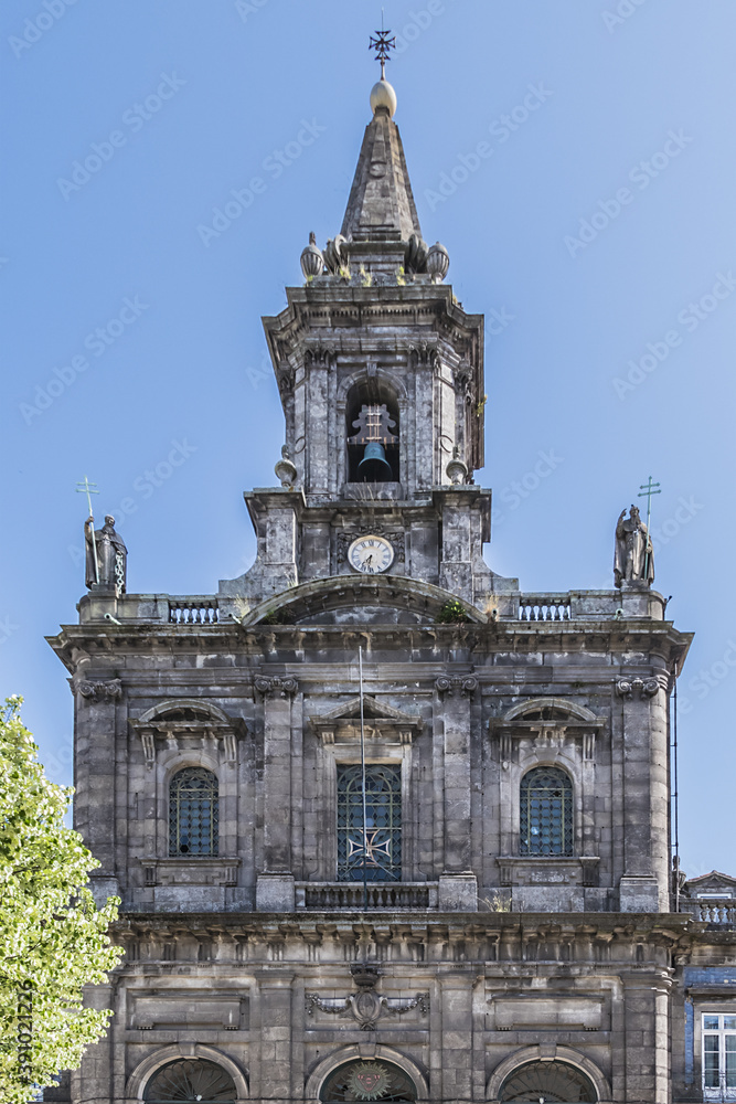 The Holy Trinity Church (Igreja da Santissima Trindade, 1841) is a church in the city of Porto in Portugal, located in Praca da Trindade behind the building of the City Hall of Porto.