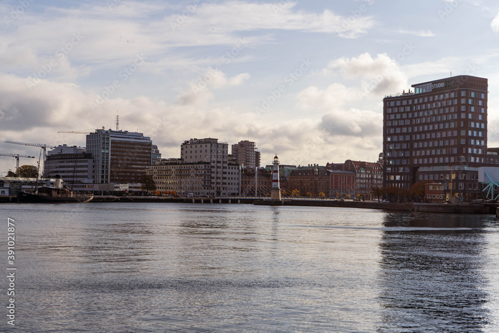 view of the city Malmo