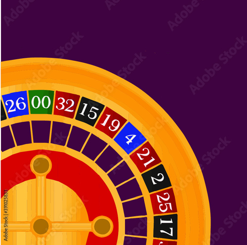 roulette wheel and chips