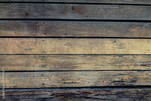 Background from old boards with place for text. copy space  top view  flat lay