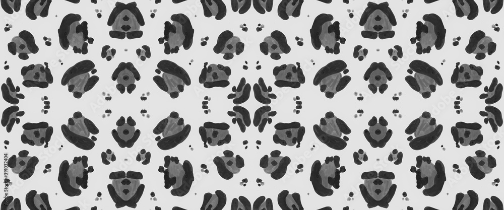 Fototapeta premium Seamless Cheetah Background. Abstract Cats Print. 