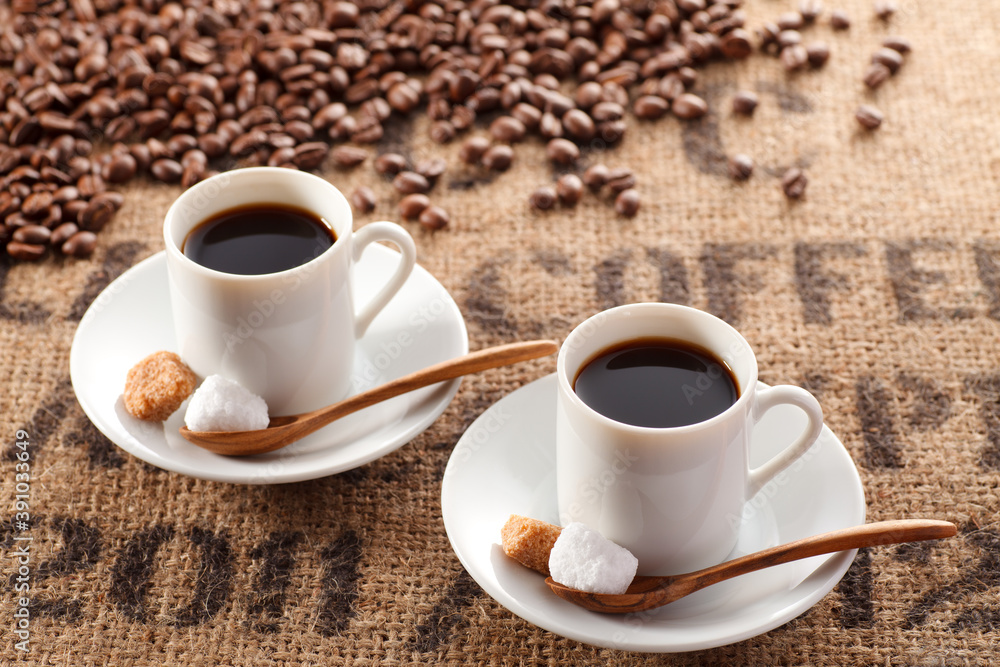 コーヒーとコーヒー豆