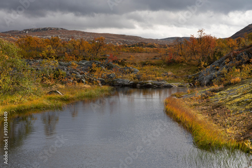 Autumn in Nedalen, Tydal, Norway photo