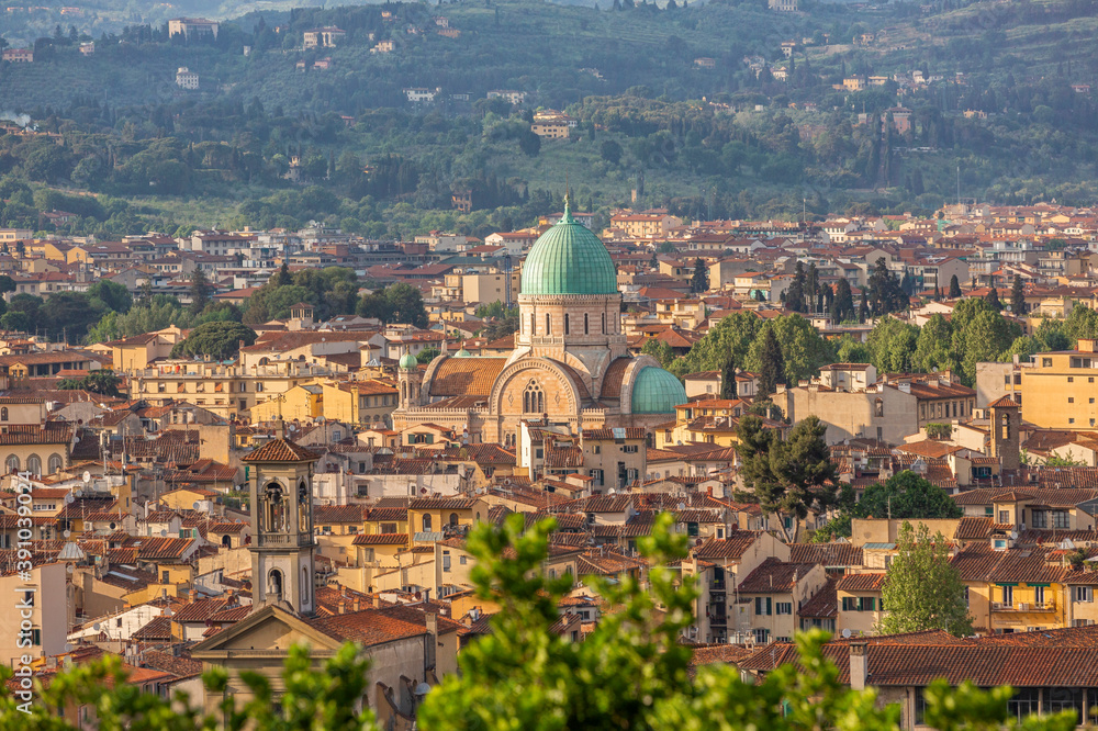 View of The beautiful cityscape Florence Italy