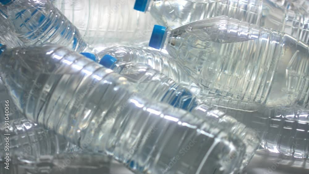 Many plastic bottles of mineral water Many plastic bottles of mineral water