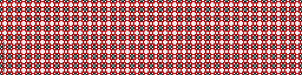 Abstract Cross Pattern Dots Logo generative computational art illustration