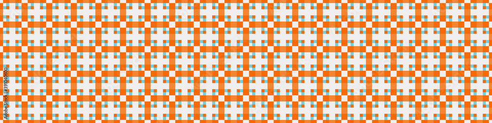 Fototapeta premium Abstract Cross Pattern Dots Logo generative computational art illustration