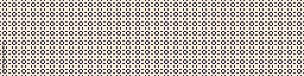 Fototapeta premium Abstract Cross Pattern Dots Logo generative computational art illustration