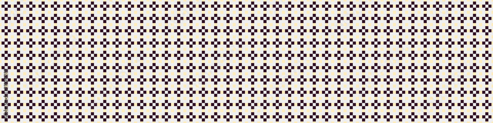 Fototapeta premium Abstract Cross Pattern Dots Logo generative computational art illustration