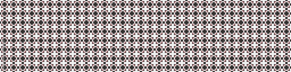 Fototapeta premium Abstract Cross Pattern Dots Logo generative computational art illustration