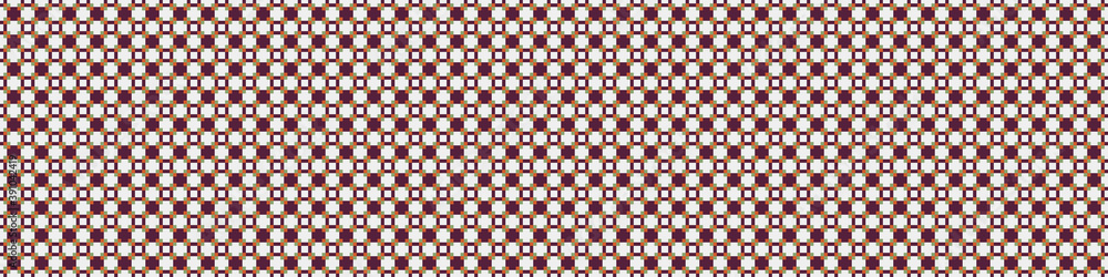 Fototapeta premium Abstract Cross Pattern Dots Logo generative computational art illustration