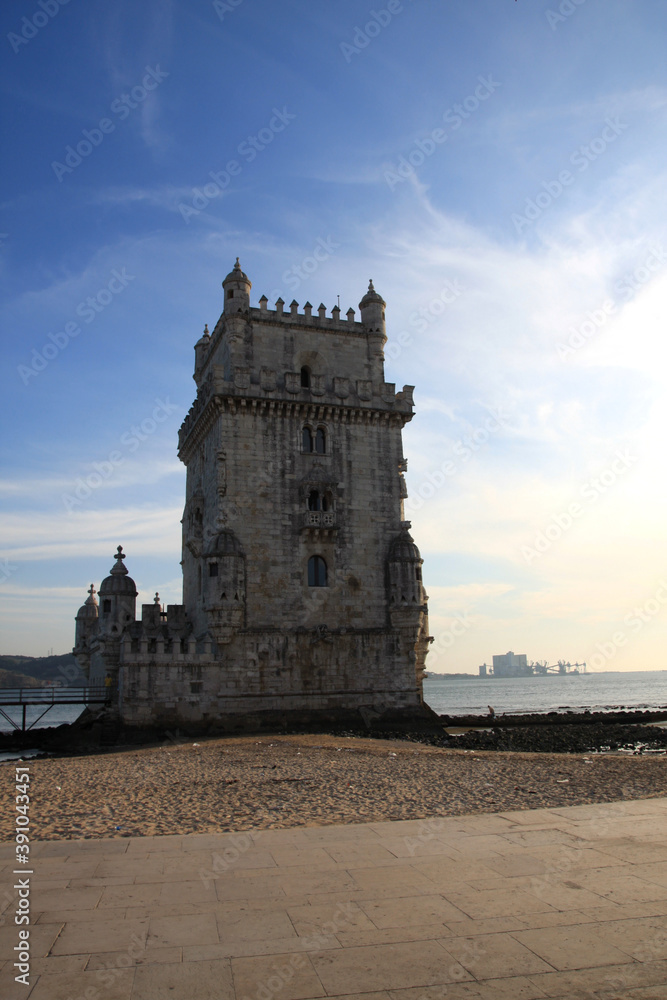 Torre de Belem tower in Lisbon, Portugal