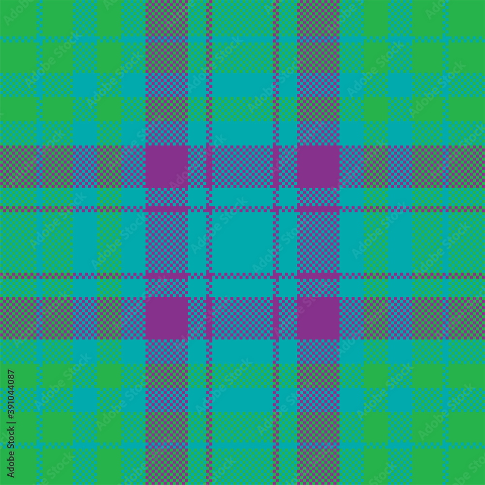 Pixel background vector design. Modern seamless pattern plaid. Square texture fabric. Tartan scottish textile. Beauty color madras ornament. Pixel background vector design. Modern seamless pattern plaid. Square texture fabric. Tartan scottish textile. Beauty color madras ornament.