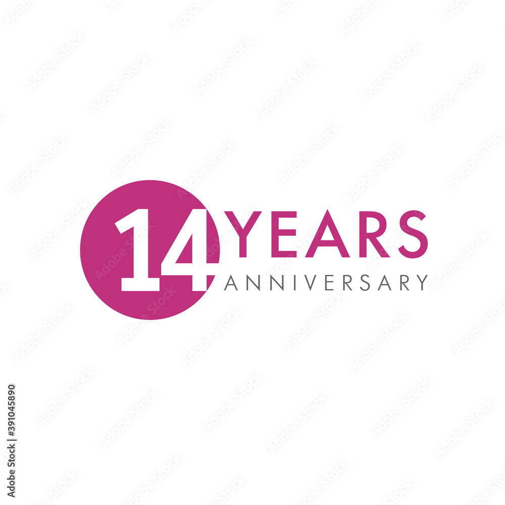 14 th anniversary numbers. 14 years old creative congrats. Cute congratulation concept. Isolated abstract graphic design template. Purple digits. Up to 14%, -14% percent off discount. Decorative sign. 14 th anniversary numbers. 14 years old creative congrats. Cute congratulation concept. Isolated abstract graphic design template. Purple digits. Up to 14%, -14% percent off discount. Decorative sign.