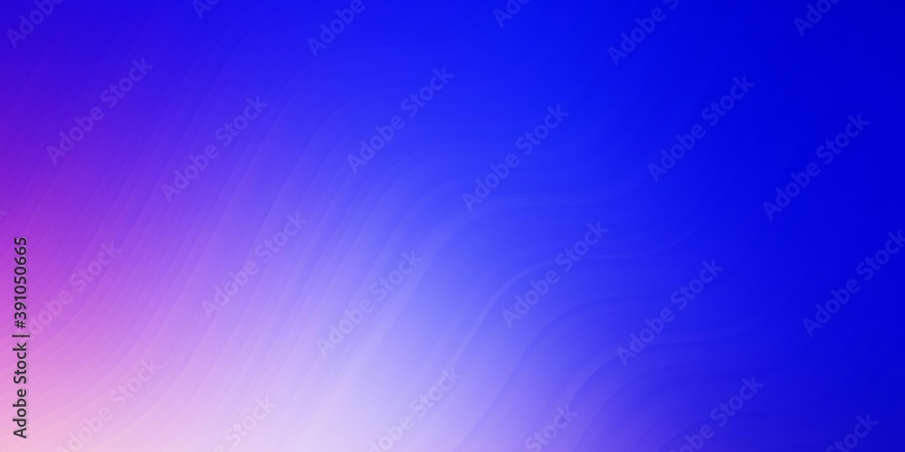 Light Pink, Blue vector backdrop with curves. Light Pink, Blue vector backdrop with curves.