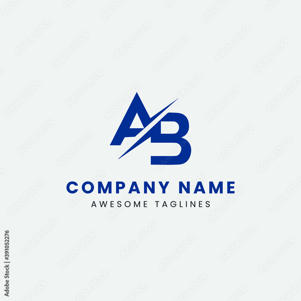 A, AB, B, BA letter logo vector icon design A, AB, B, BA letter logo vector icon design