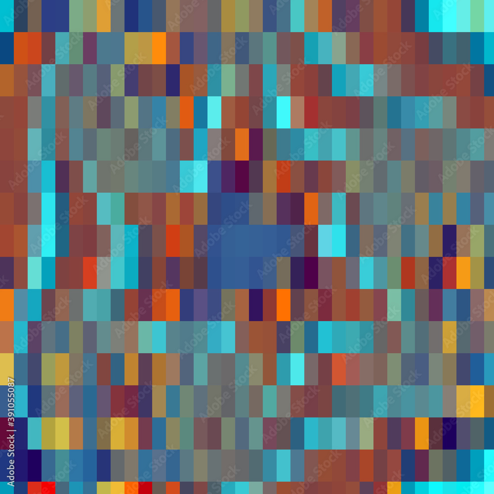 Multicolored mosaic abstract background with squares Multicolored mosaic abstract background with squares