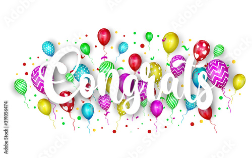 Birthday and celebration banner