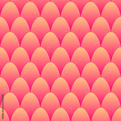Fish scales seamless pattern. Mermaid tail background. Pattern with circles