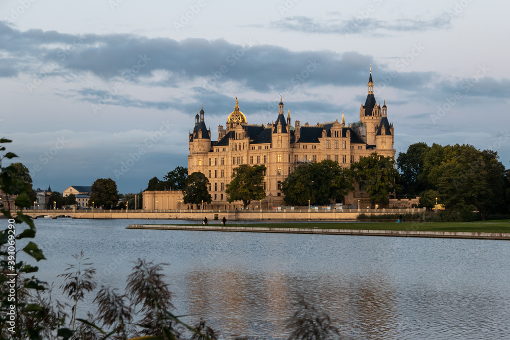 Obraz premium Das Schweriner Schloss