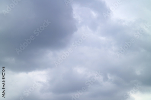 Grey storm clouds before the heavy rain for Background or banner