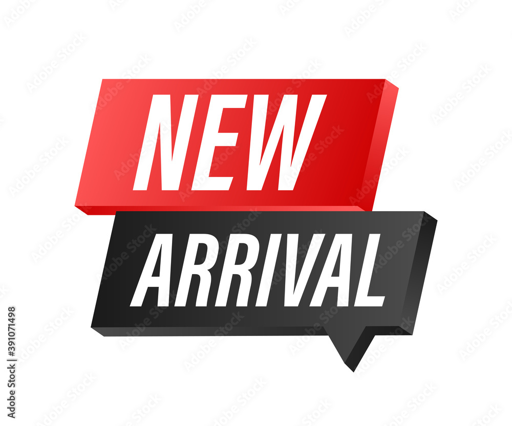 New arrival. Information poster brochure. Promotion sign. Banner promotion. Sticker design. Announcement poster concept. Vector stock illustration. New arrival. Information poster brochure. Promotion sign. Banner promotion. Sticker design. Announcement poster concept. Vector stock illustration.