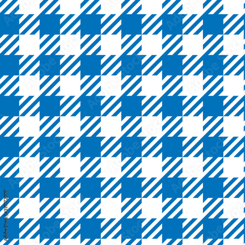Checkered retro background for menu design. Seamless blue background. Color vector illustration