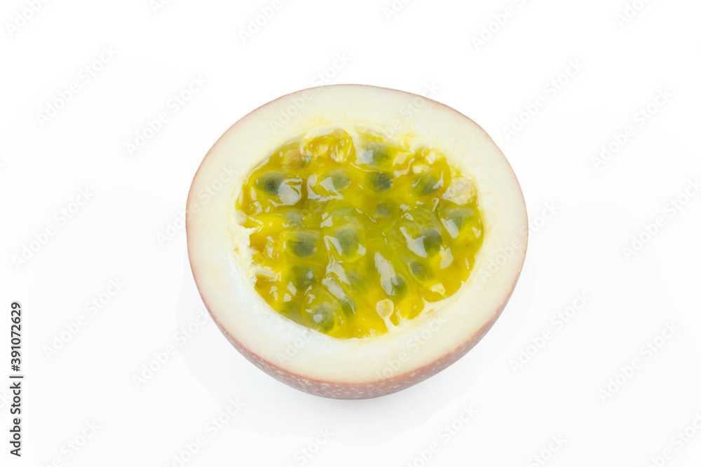 Passion fruit isolated on white background with clipping path Passion fruit isolated on white background with clipping path