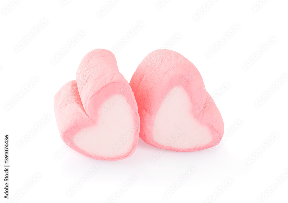 Marshmallow an isolated on white background Marshmallow an isolated on white background