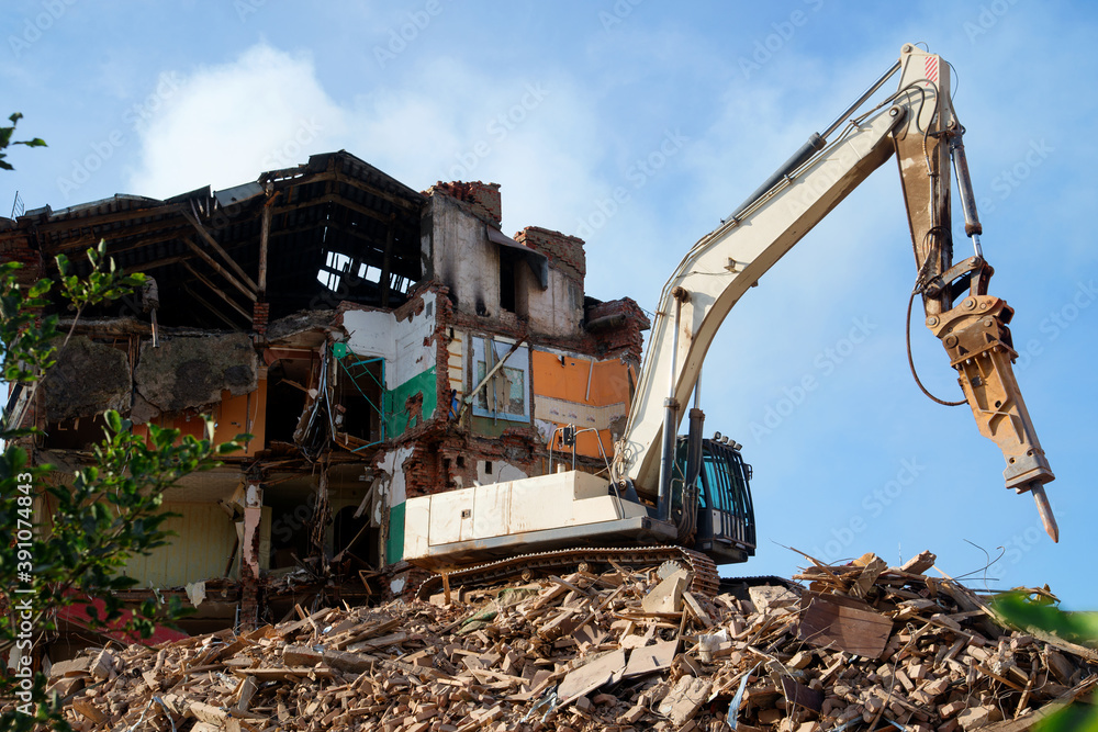 Dismantling and demolition of buildings and structures. Dismantling and demolition of buildings and structures.