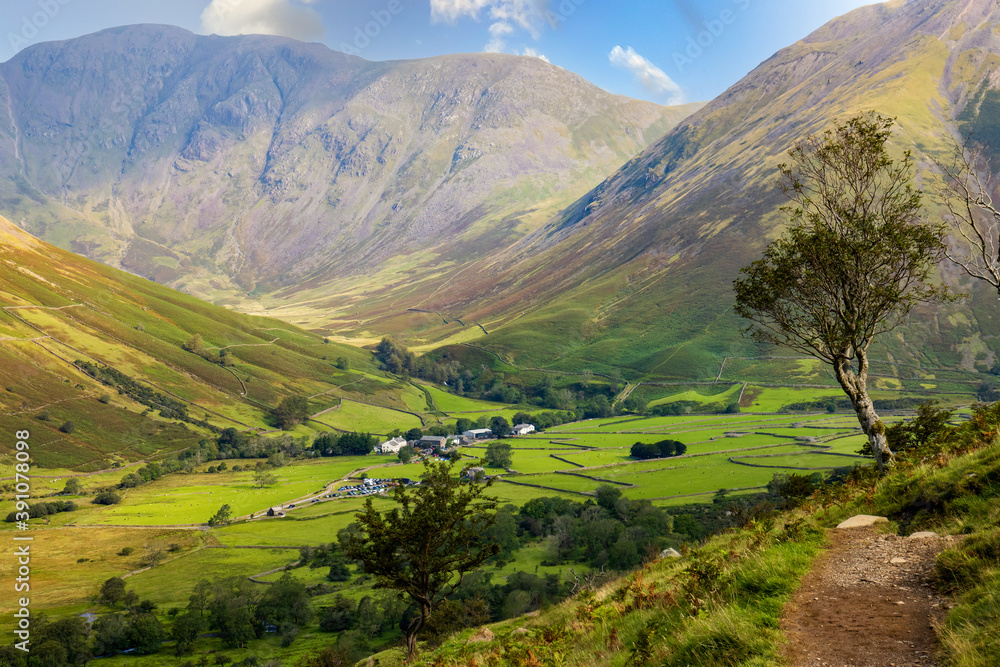 Beautiful scenic Lake District countryside Beautiful scenic Lake District countryside