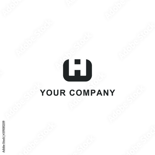 hi icon vector logo design. hi template quality logo symbol inspiration
