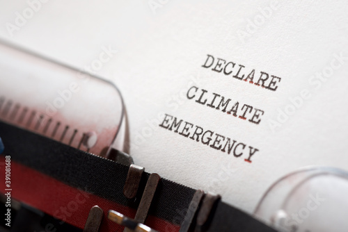 Declare climate emergency phrase