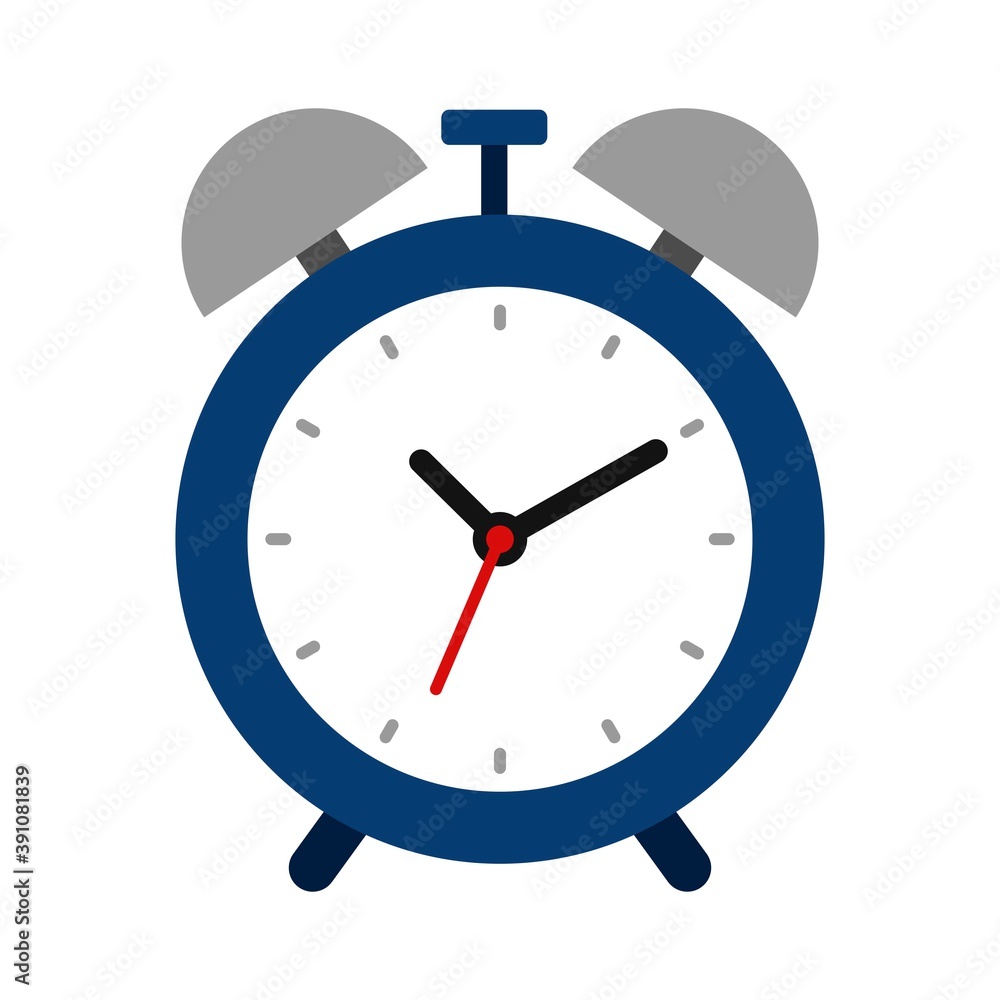 Alarm clock icon isolated on white background. Vector illustration Alarm clock icon isolated on white background. Vector illustration
