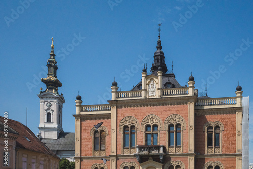 Bishop's Palace in city centre of Novi Sad, Serbia