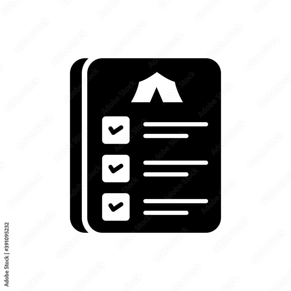 Check List Solid Style Icon. Eps 10 File Check List Solid Style Icon. Eps 10 File