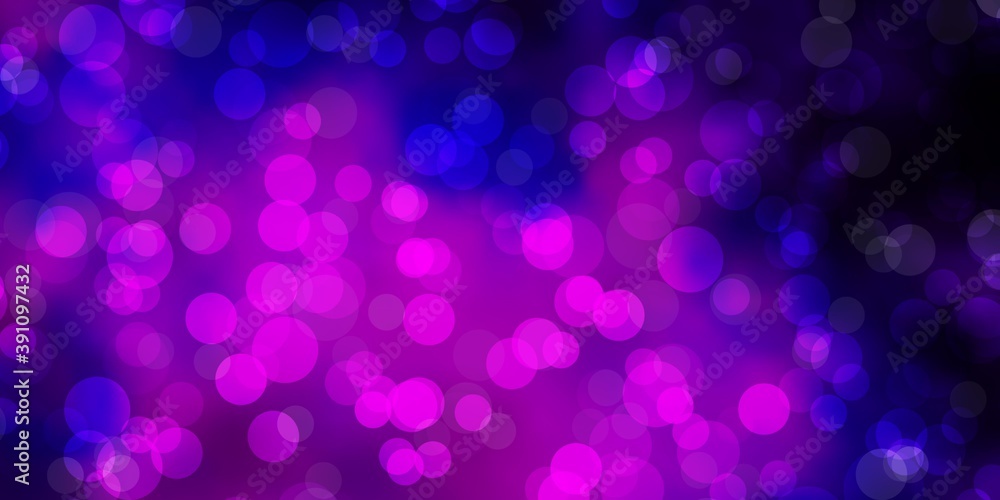 Light Purple vector texture with circles. Light Purple vector texture with circles.
