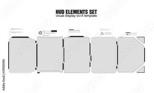 HUD elements mega set pack. Dashboard display virtual reality technology screen. abstract hud ui gui future futuristic screen system virtual design