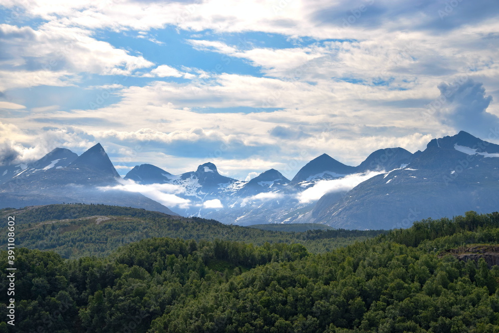 Mountains of northern Norway - Saltstraumen