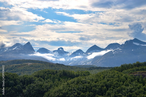 Mountains of northern Norway - Saltstraumen