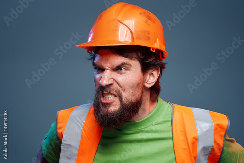 emotional man worker orange paint hard work © SHOTPRIME STUDIO