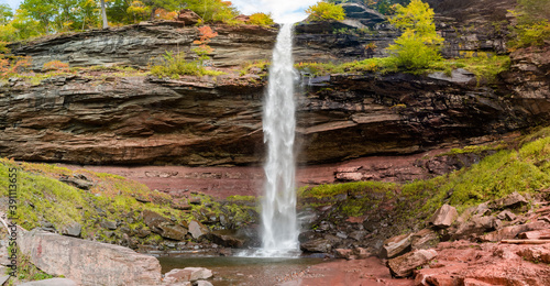 Panoramic view of Kaaterskill upper falls photo
