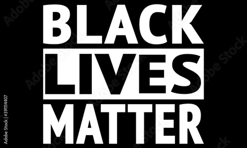 BLM. Flag of  Black Lives Matter movement