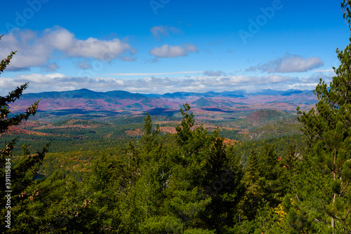Pharaoh wilderness in the Adirondack from Treadway mountain