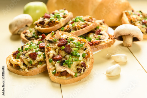 delicious baked homemade sandwiches